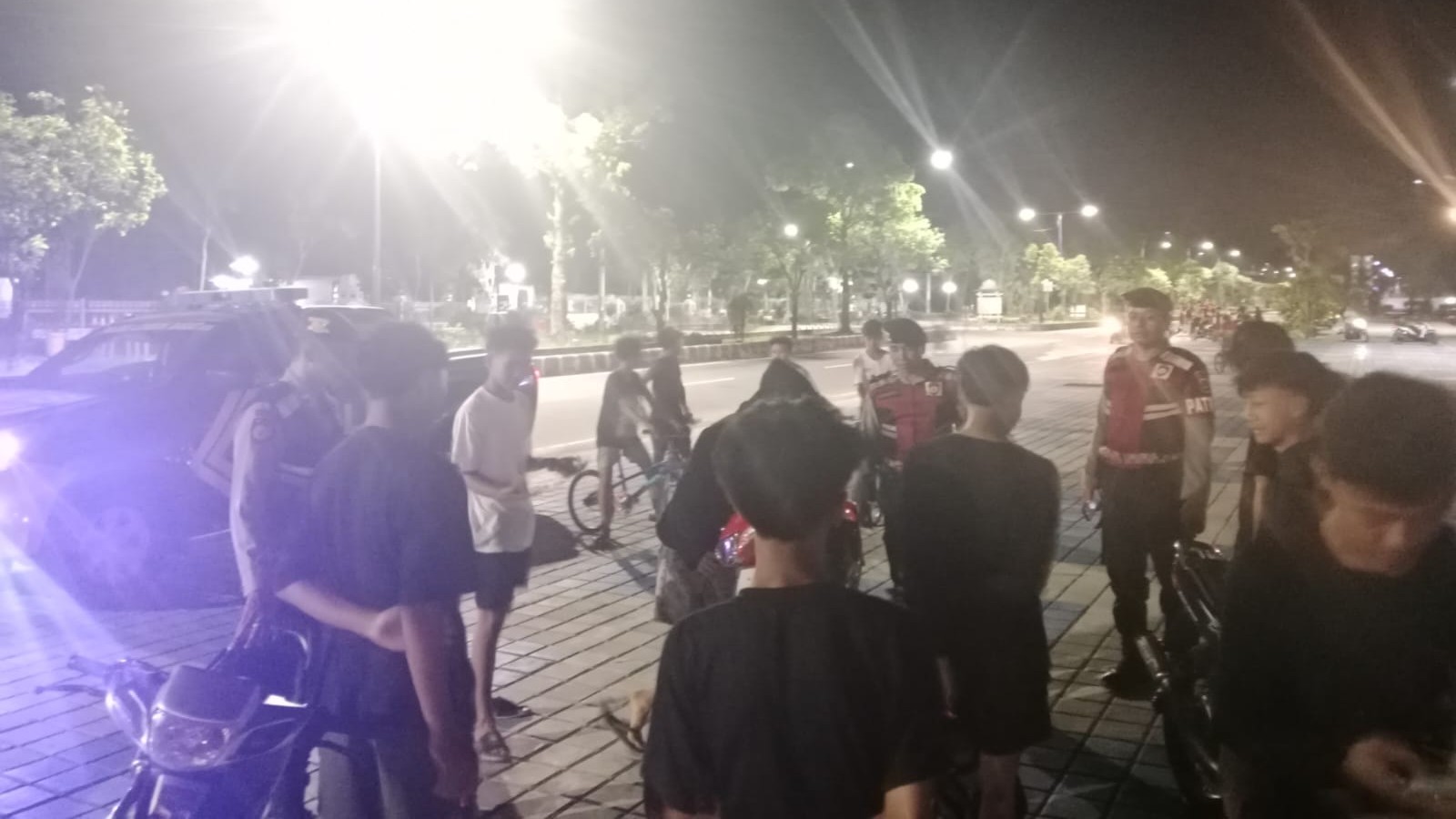 Patroli Dialogis Polres Lombok Barat Jaga Stabilitas Kamtibmas