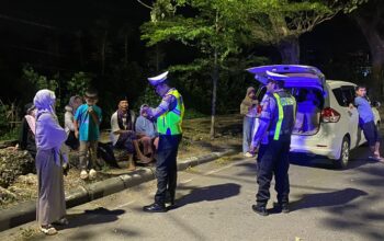 Polres Lombok Barat Jaga Keamanan Jalur Bypass BIL 1