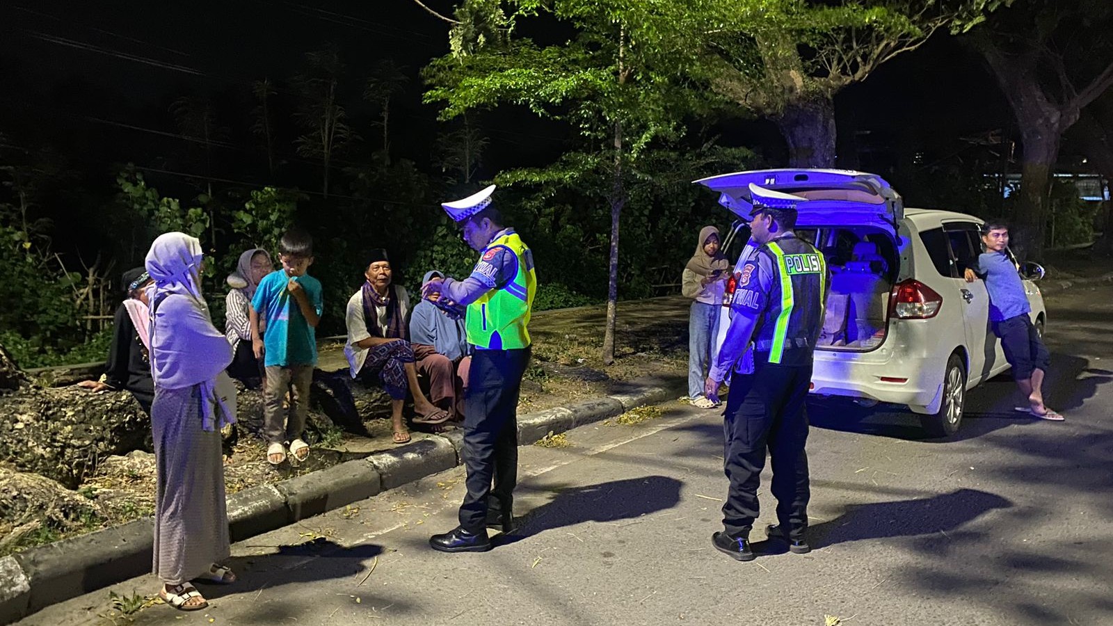 Polres Lombok Barat Jaga Keamanan Jalur Bypass BIL 1