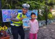 Program Polsanak Sat Lantas Polres Lombok Barat Sasar Pelajar