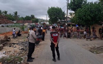Polsek Sekotong Amankan Tradisi Nyongkolan di Buwun Mas