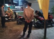 Patroli Malam Polsek Kediri Jaga Kamtibmas Desa Lelede
