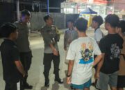 Cegah Gangguan Kamtibmas, Polsek Lambu Intensifkan Patroli Blue Light Malam Hari