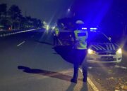 Patroli Malam Satlantas Polres Lombok Barat di Bypass BIL 2