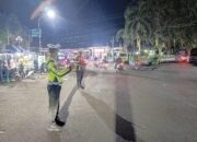 BLUE LIGHT PATROL SATLANTAS POLRES DOMPU WUJUDKAN KAMSELTIBCAR LANTAS DAN CEGAH GANGGUAN KAMTIBMAS
