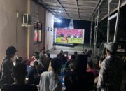 Nobar World Cup 2026 di Polsek Kediri Jaga Kamtibmas Lombok Barat