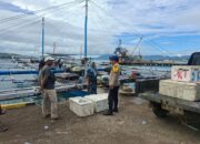Sat Polairud Polres Bima Kota Gelar Patroli Dialogis Polmas Perairan di Pelabuhan Sape