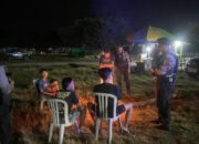 AKTIF JAGA KEAMANAN MALAM HARI, UNIT PATMOR POLRES DOMPU LAKSANAKAN PATROLI HUMANIS