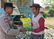 Polres Bima Kota Gelar Cooling System dan Salurkan Bansos HUT Bhayangkara ke-80 kepada Warga Lewirato