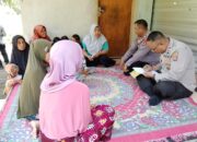 Sambang Dusun Gerepek, Sat Binmas Polres Lobar Sosialisasi Call Center 110
