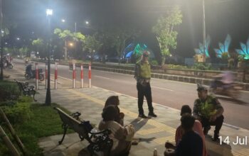 Ciptakan Kondusivitas, Unit Turjawali Polres Lombok Barat Gelar Patroli di Titik Rawan Gerung