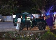Satlantas Polres Bima Kabupaten, Evakuasi Korban Meninggal Dunia Akibat Lakalantas Ganda di Desa Rabakodo