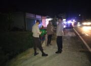 Polsek Gangga Gelar Patroli Blue Light Jaga Kondusivitas 3 Desa