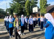 Cetak Generasi Disiplin, Satlantas Polres Lombok Barat Gelar Pelatihan PKS di SMPN 1 Labuapi