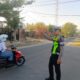 Satlantas Polres Lombok Utara Gelar Strong Point Pagi di 9 Titik Rawan Lalin Wilayah Pemenang, Tanjung dan Gangga