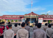 Kapolres Lombok Timur Pimpin Apel Pagi, Apresiasi Kinerja Seluruh Personel Personel 
