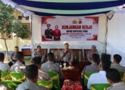 Lawatan Kerja di Mapolsek Donggo Kapolres Bima Kabupaten: Jadilah Insan Bhayangkara Yang di Cintai Masyarakat