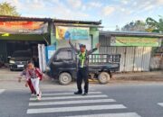 Pastikan Kelancaran Arus Lalulintas di Jam Sibuk, Satlantas Polres Bima Kabupaten Rutin Menggelar Kegiatan Rawan Pagi