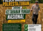 POLSEK BANGILAN POLRESTA TUBAN DUKUNG KETAHANAN PANGAN NASIONAL