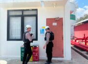 ‎Jaga Objek Vital Nasional, Unit Pamobvit Polres Bima Kota Patroli di PLTMG Bonto