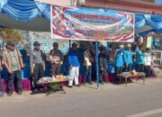 Meriahkan HUT Kemerdekaan RI Ke-81, Personel Polsek Donggo Gelar Pengamanan Gerak Jalan Indah Tingkat Kecamatan Donggo