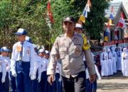 Semarak HUT Kemerdekaan RI Ke-81, Polsek Bolo Gelar Pengamanan Karnaval Pelajar SPM hingga SMA Tingkat Kecamatan Bolo