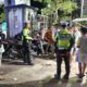 Sat Lantas Polres Dompu Gelar Blue Light Patrol dan Strong Point Malam