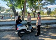 Polsek Praya Intensifkan Patroli Antisipasi 3C di Alun-Alun Tastura