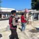 Patroli Dialogis di Jalur Pantai Balat, Polisi Ingatkan Pekerja Bangunan Utamakan Keselamatan